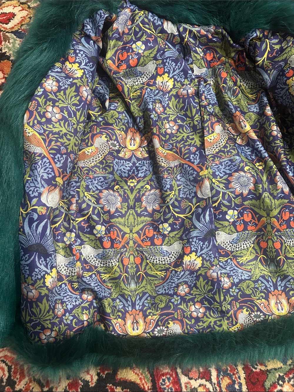 Blackmilk Teal Furbulous Jacket - Picture 5 of 6